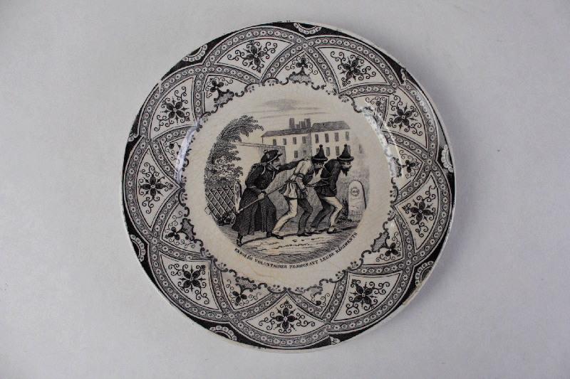 Guerre de Crimée - Enrôlés volontaires rejoignant leurs régiments