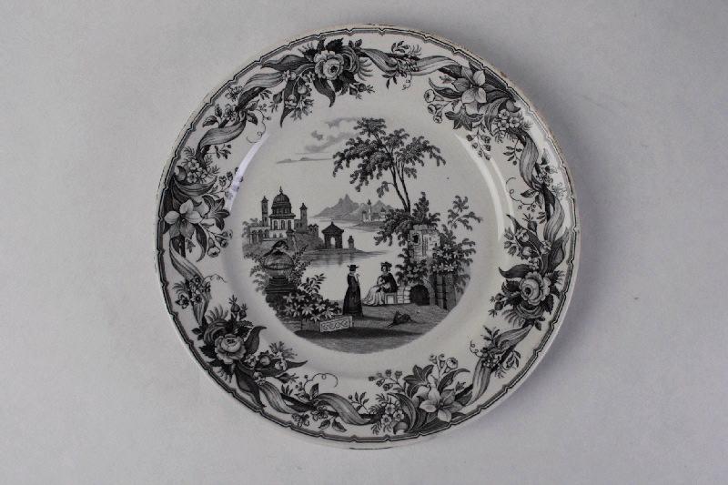 Décors romantiques - Deux dames, un chien, un oiseau