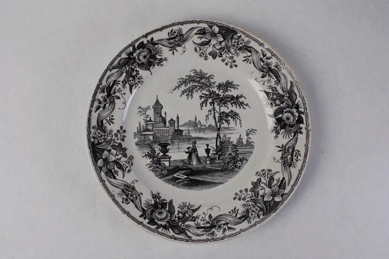 Décors romantiques - Dame et enfant