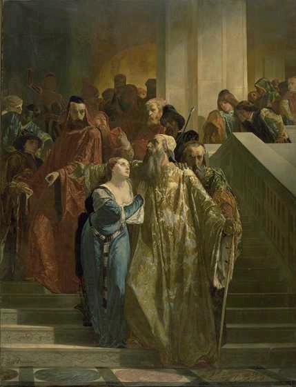 Abdication du doge Foscari