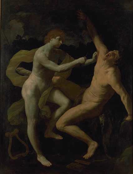 Apollon écorchant Marsyas