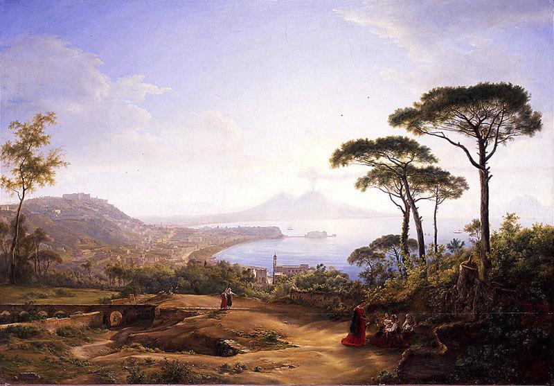 Naples, vue du Pausilippe