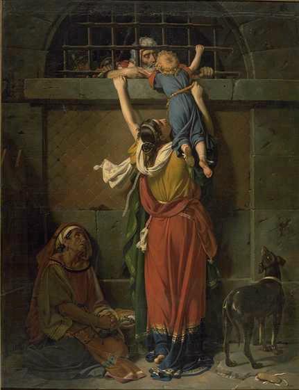 Les adieux du consul Boetius à sa famille
