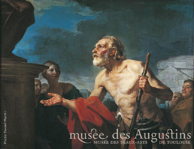 Diogène demandant l'aumone aux statues