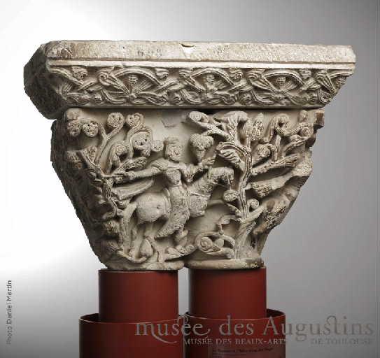 Le voyage et l'Adoration des mages [cloître Saint-Etienne]