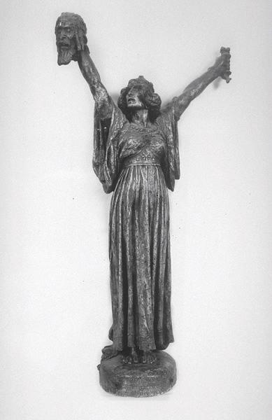 Judith brandissant la tête d'Holopherne