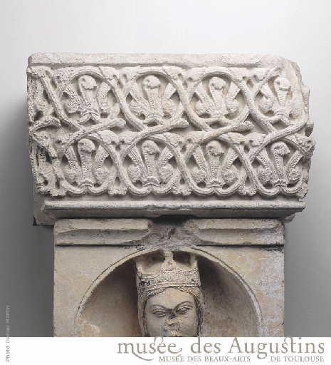 décoration végétale à fleurons