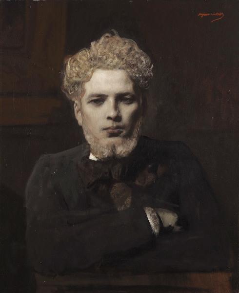 Portrait de jeune homme barbu dit l'Albinos