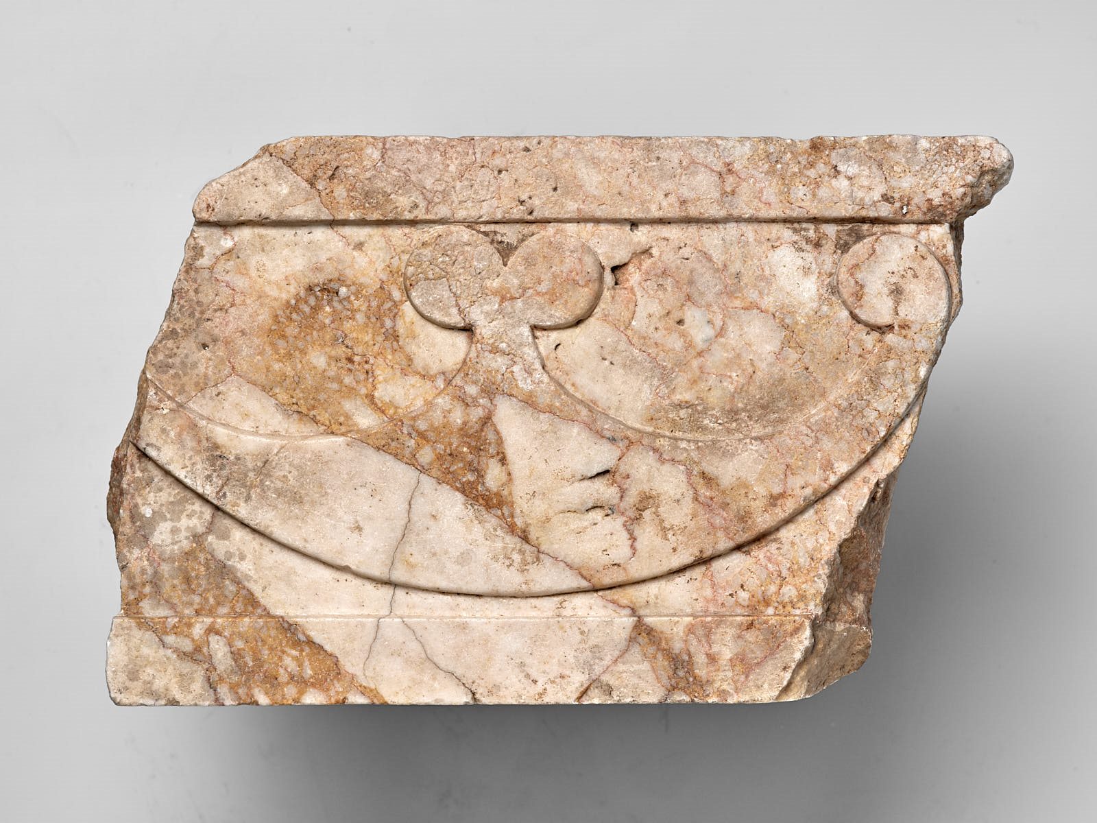 Fragment de plaque de marbre