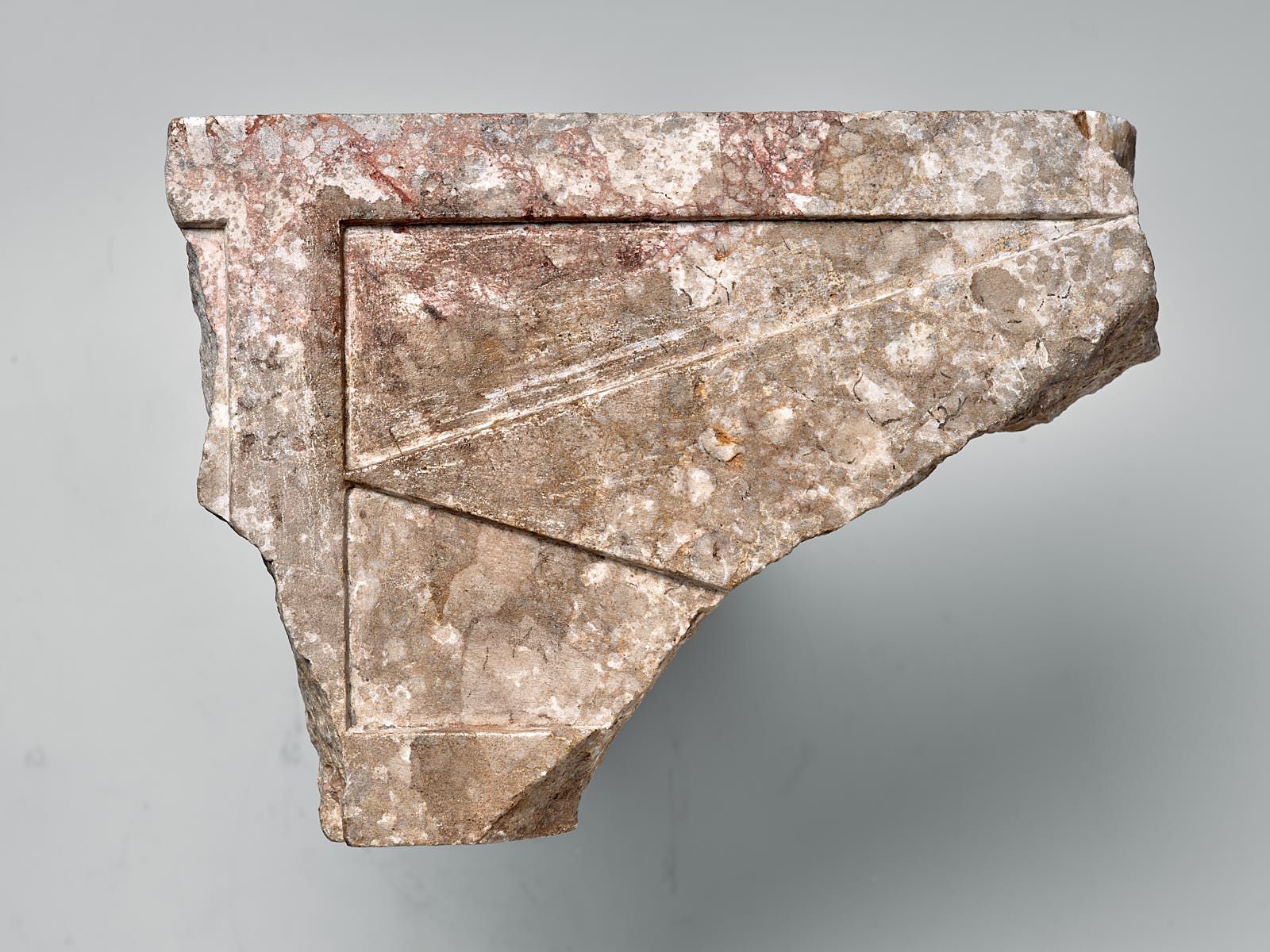 Fragment de plaque de marbre