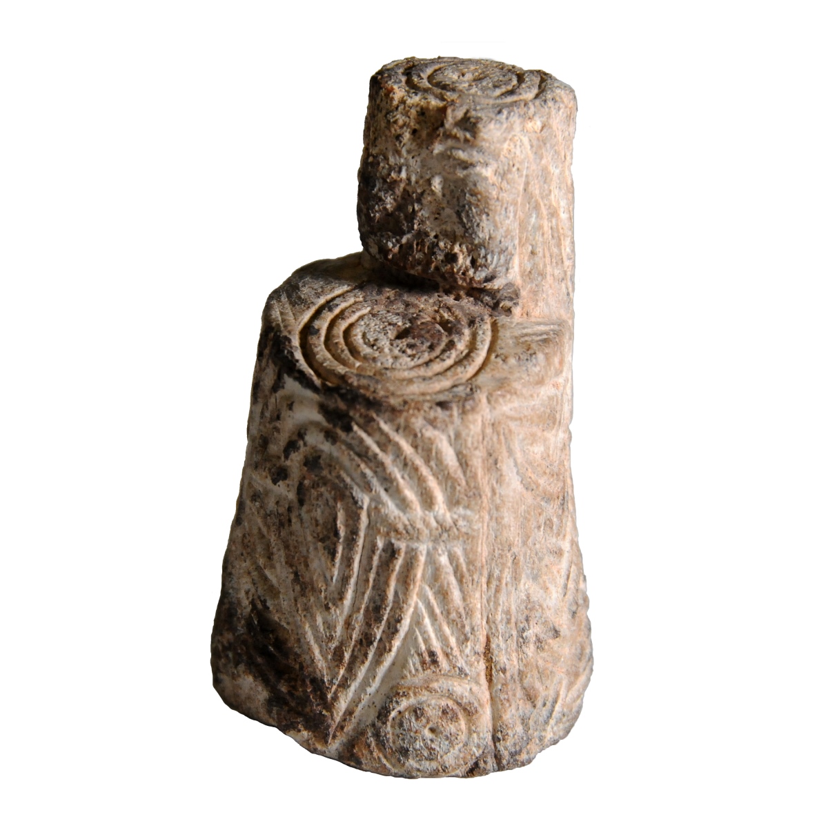 Bois de cervidé sculpté