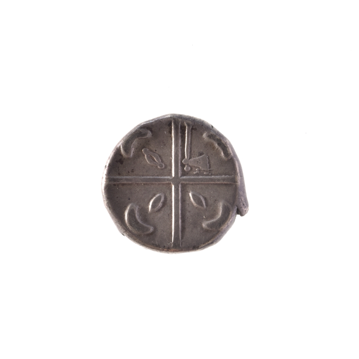 Monnaie à la croix dite cubiste et romanisée