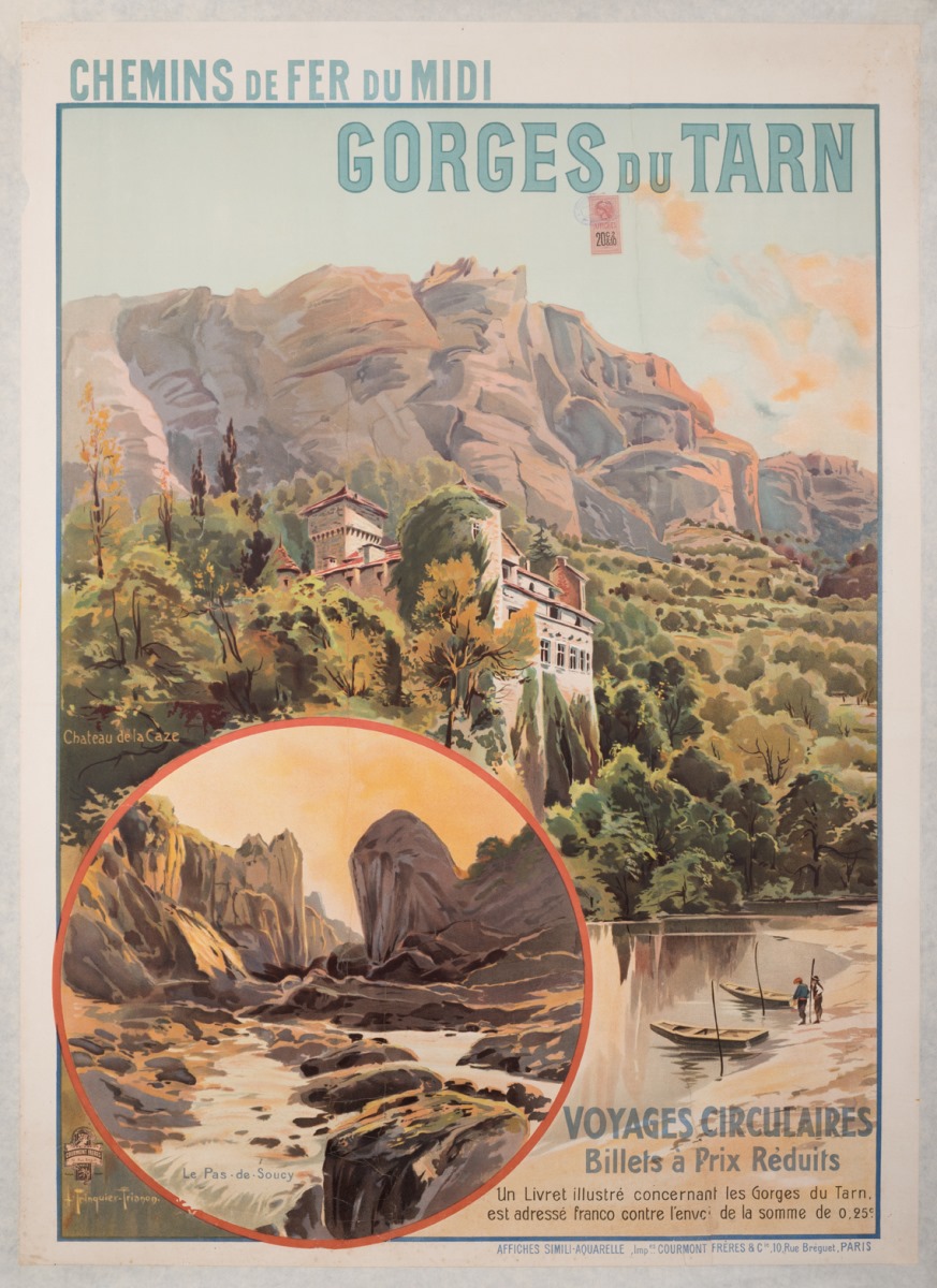 Chemins de fer du Midi. Gorges du Tarn