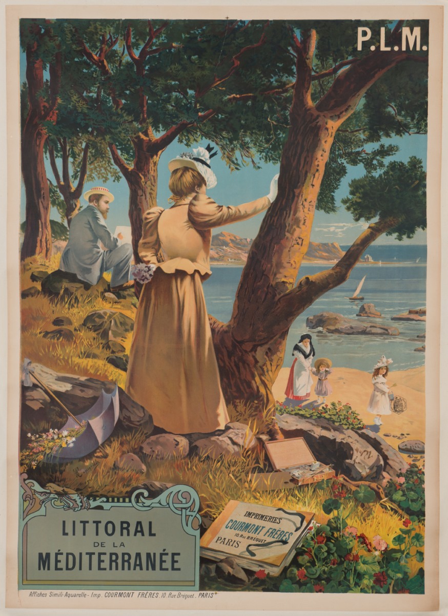 Littoral de la méditérranée. P.L.M