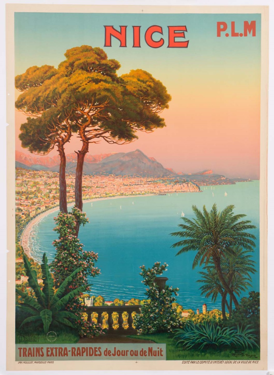 Nice P.L.M. Trains extra-rapides de jour ou de nuit