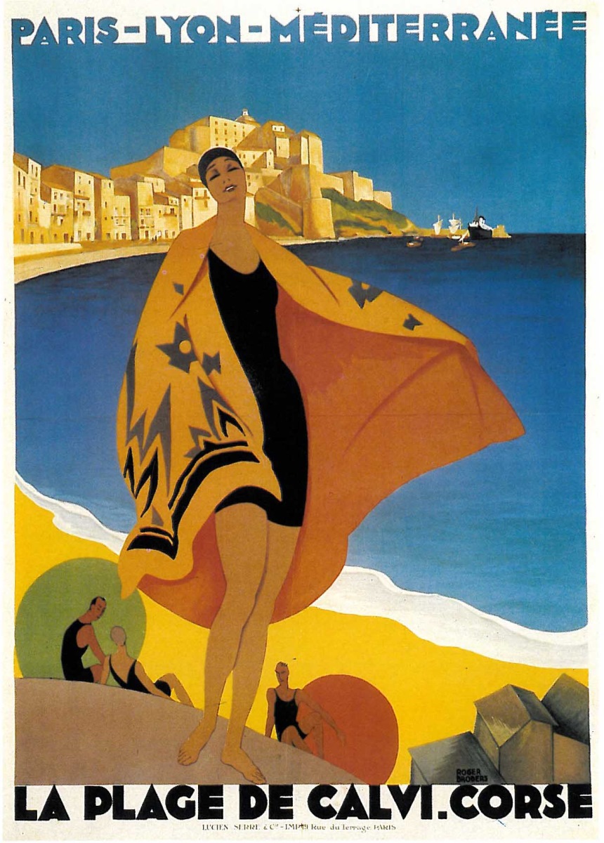 La plage de Calvi. Corse