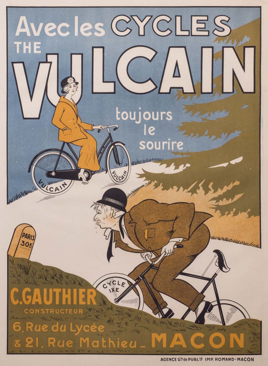 Avec les cycles The Vulcain. Toujours le sourire