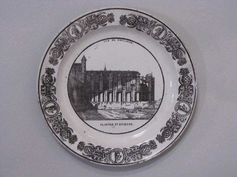 Vue de Toulouse. Cloître Saint-Etienne