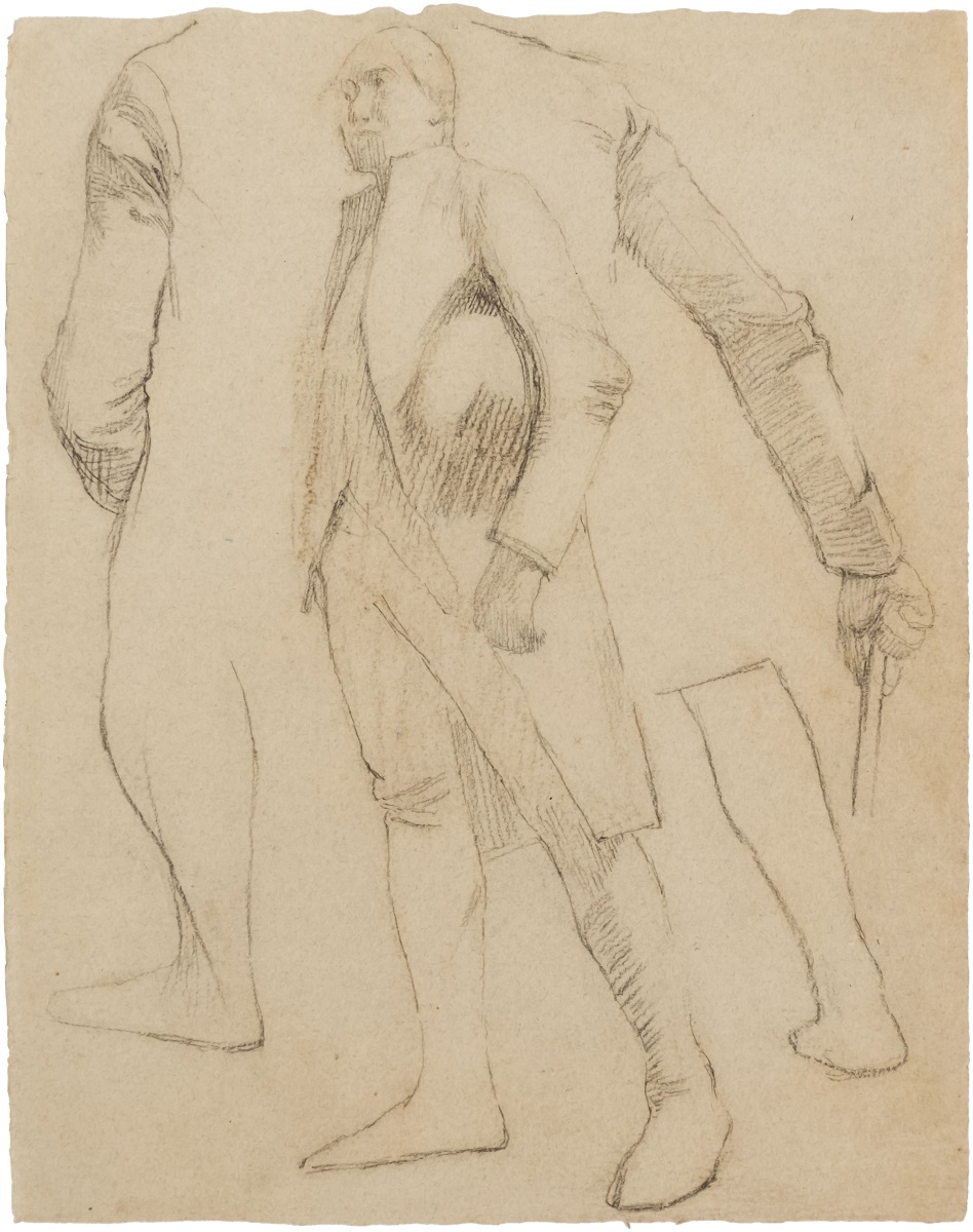 [Etude d'un gentilhomme pour le tableau "Fête de la Fédération au Champ de Mars"]