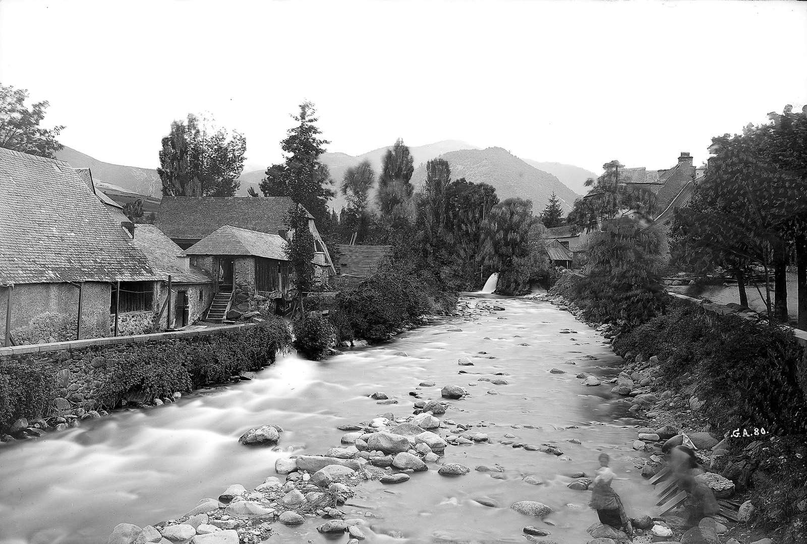 Arreau. Route de Luchon à Bigorre