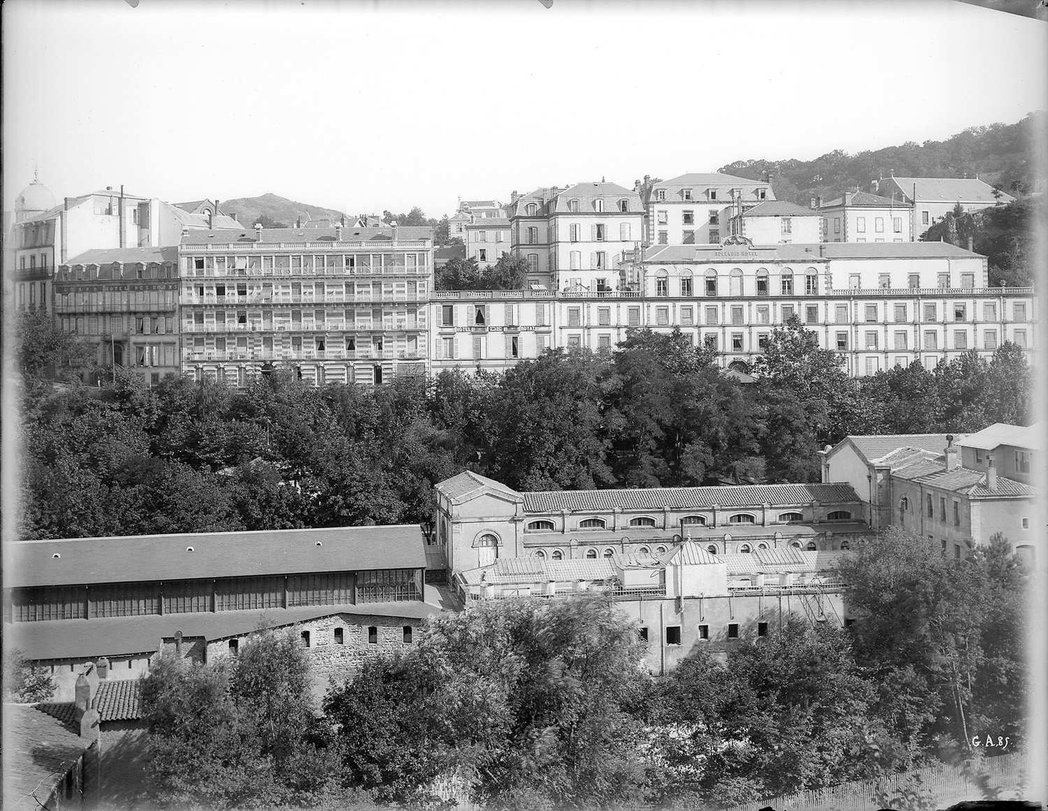 Royat. Parc et hôtels