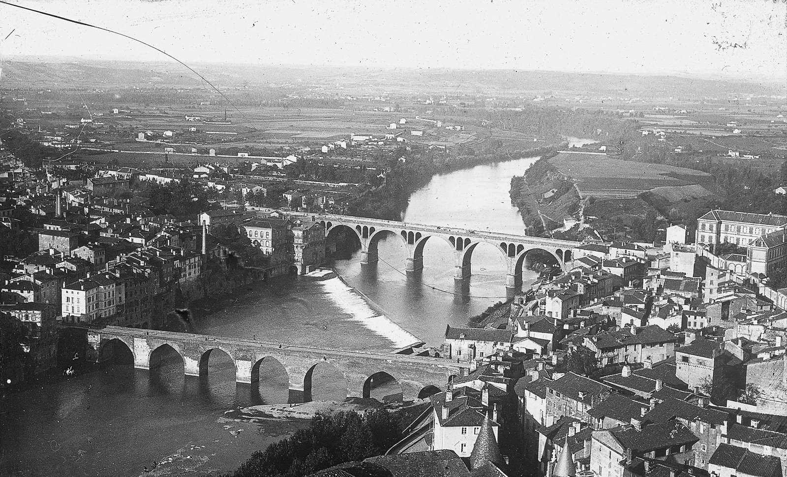 Albi. Vue prise du haut de la cathédrale