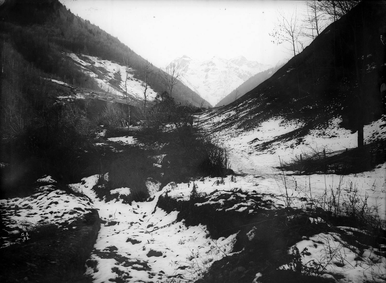 Route de l'Hospice en hiver