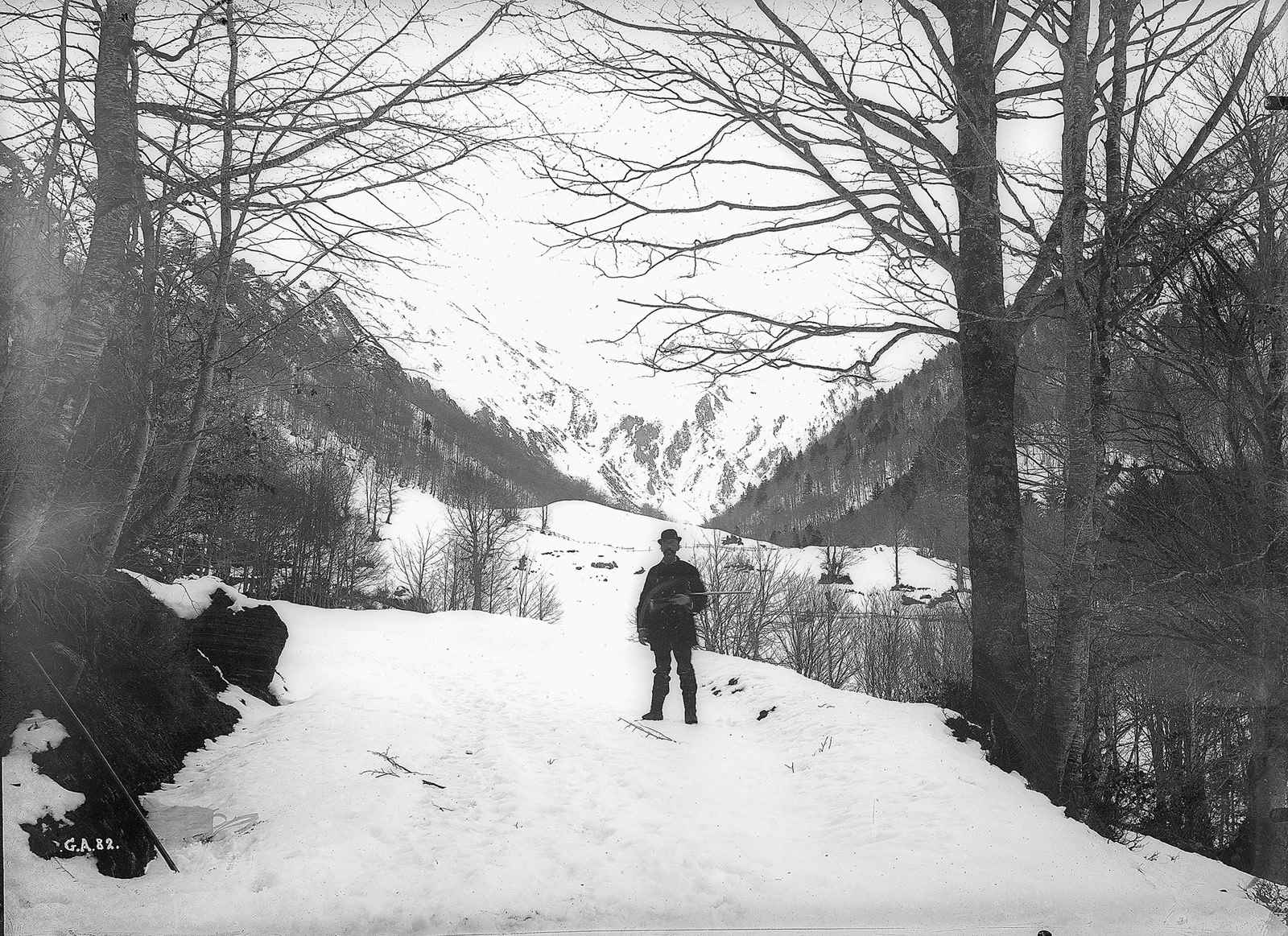 Route de l'Hospice en hiver