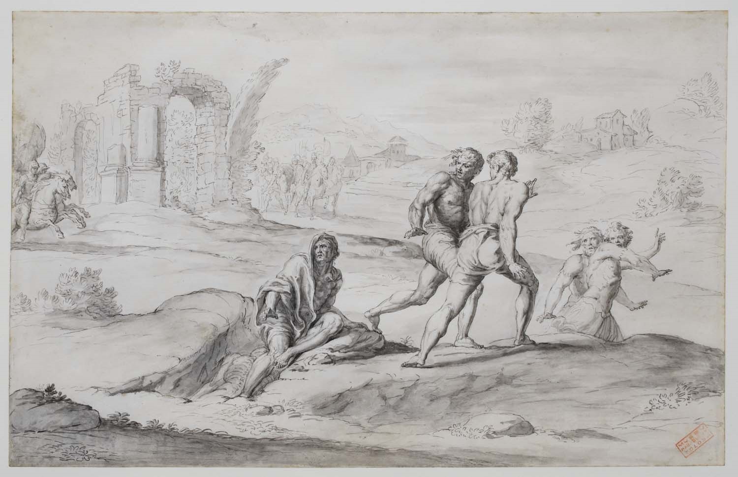 [Le Mort ressuscité au tombeau d'Elisée]