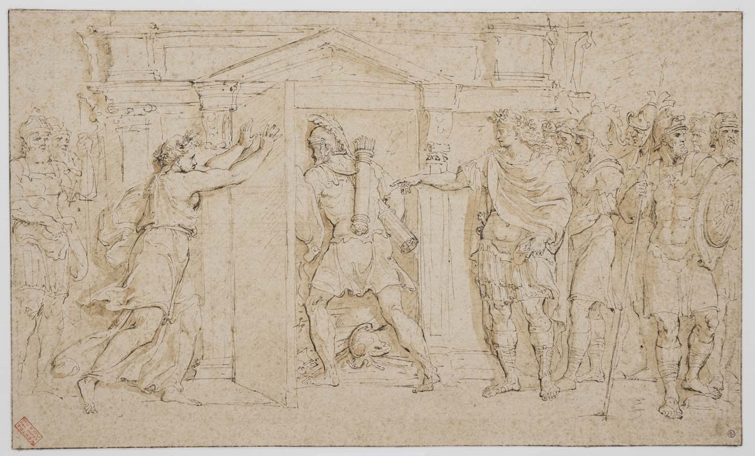 [Auguste faisant fermer les portes du temple de Janus]