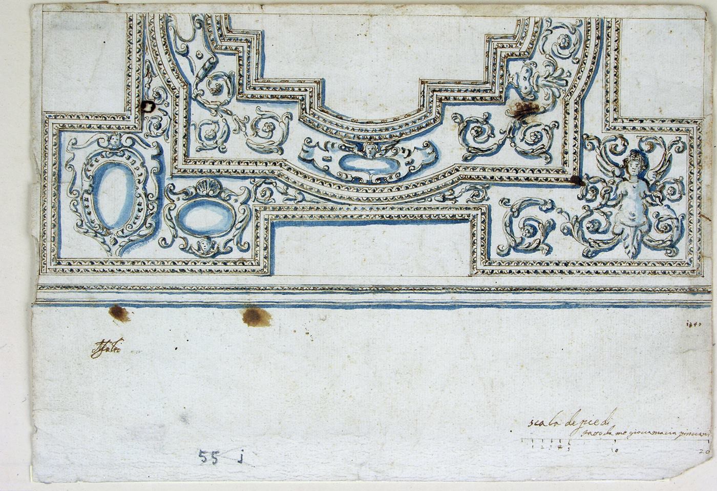 [Etude de décor pour un plafond]