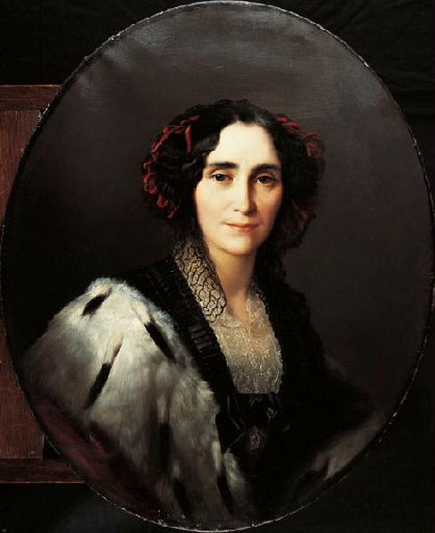 Portrait de Madame de Scott ; Retrato de la Señora de Scott