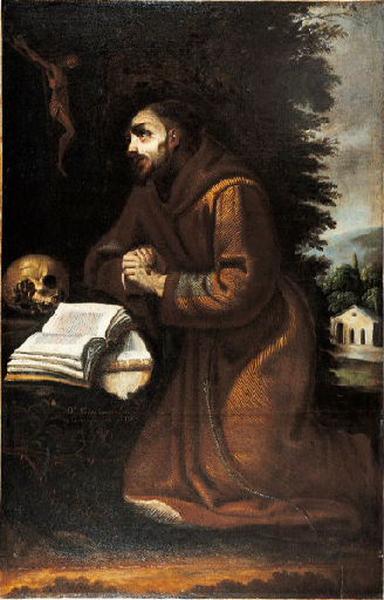 Saint François d'Assise en prière