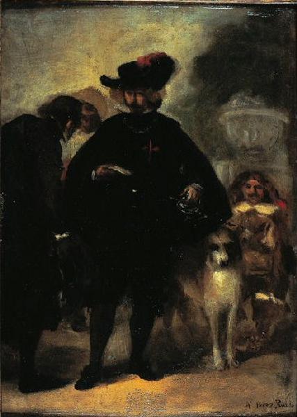 Velázquez, un nain et un chien