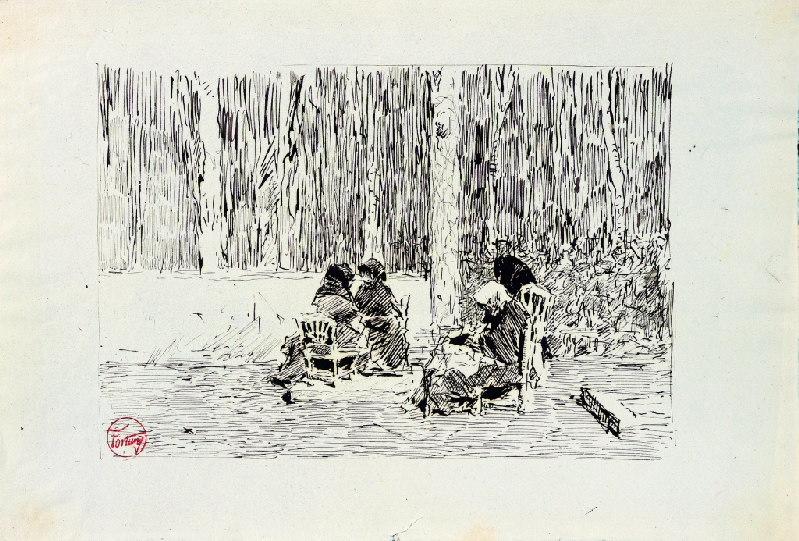 Quatre femmes assises