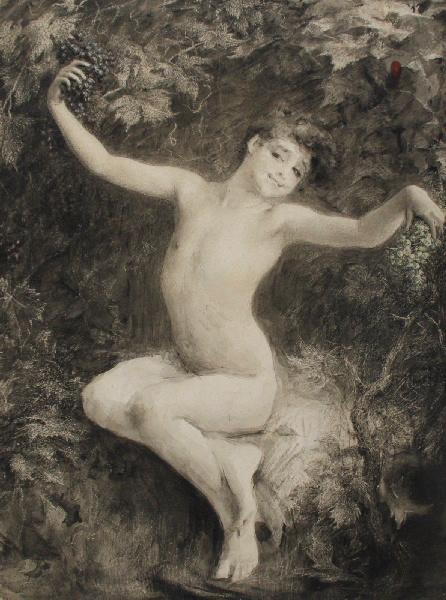 Jeune bacchante aux raisins
