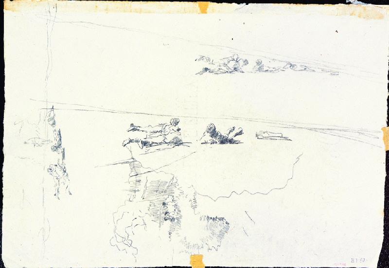 Différentes silhouettes en groupes de 2 ou 3 (Verso)