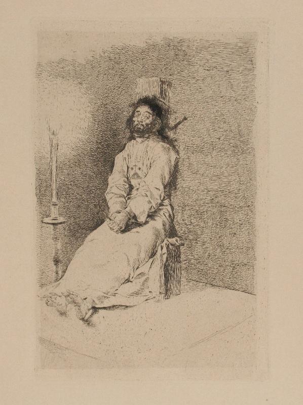 Le Garroté ; El Agarrotado