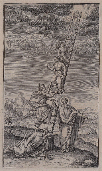 Alcazar in Apocalyptus (gravure illustrant le livre publié en 1619 par le Jésuite Louis Alcazar sur l'Apocalypse selon St jean)