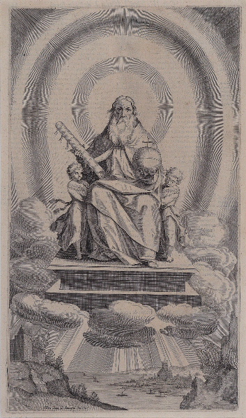 Alcazar in Apocalyptus (gravure illustrant le livre publié en 1619 par le Jésuite Louis Alcazar sur l'Apocalypse selon St jean)