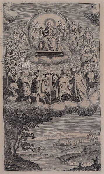 Alcazar in Apocalyptus (gravure illustrant le livre publié en 1619 par le Jésuite Louis Alcazar sur l'Apocalypse selon St jean)