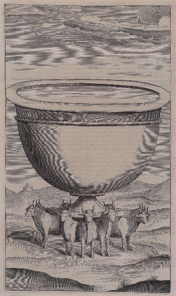 Alcazar in Apocalyptus (gravure illustrant le livre publié en 1619 par le Jésuite Louis Alcazar sur l'Apocalypse selon St jean)