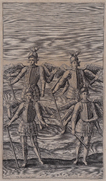 Alcazar in Apocalyptus (gravure illustrant le livre publié en 1619 par le Jésuite Louis Alcazar sur l'Apocalypse selon St jean)