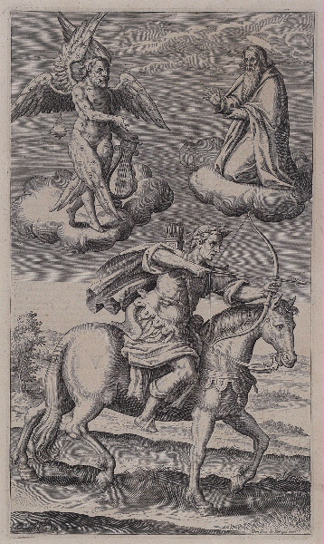 Alcazar in Apocalyptus (gravure illustrant le livre publié en 1619 par le Jésuite Louis Alcazar sur l'Apocalypse selon St jean)
