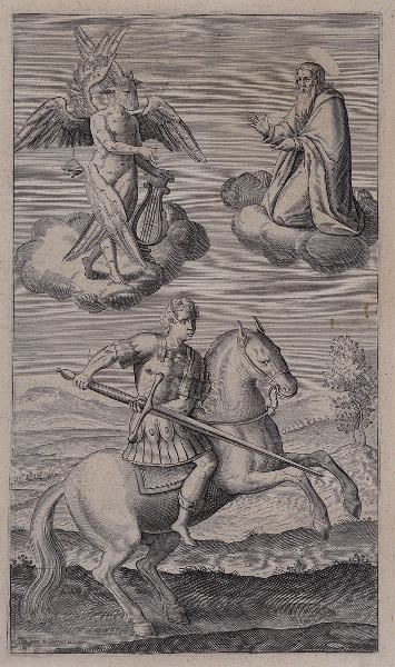 Alcazar in Apocalyptus (gravure illustrant le livre publié en 1619 par le Jésuite Louis Alcazar sur l'Apocalypse selon St jean)