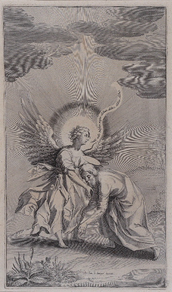 Alcazar in Apocalyptus (gravure illustrant le livre publié en 1619 par le Jésuite Louis Alcazar sur l'Apocalypse selon St jean)