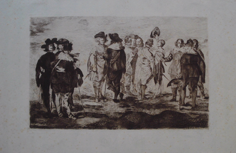 Les Petits cavaliers (d'après Velázquez tirage de 1894)