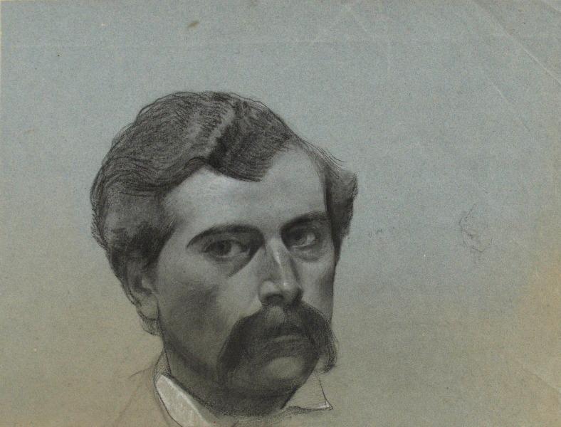Portrait d'homme à la moustache
