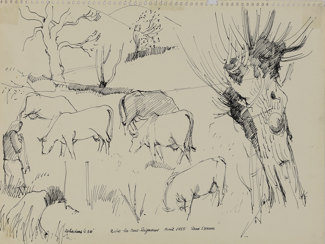 Vaches dans le pré, Rabat-les-Trois-Seigneurs