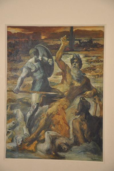 Lutte d'Achille et du fleuve Scamandre